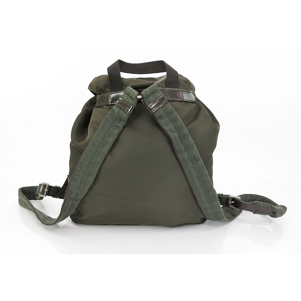 Prada Dark Brown Nylon Backpack - image 3